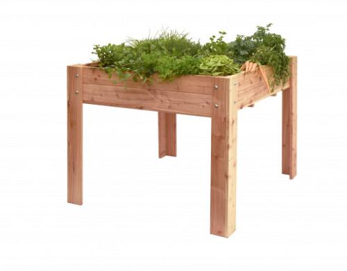 Douglas minigarden op poten 100x100x80 cm, onbehandeld