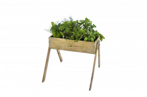 Minigarden junior grenen 45x53x60 cm (HxBxD), groen geïmpregneerd