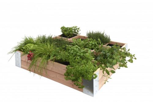 Douglas minigarden vierkante meter 100x100x20 cm, onbehandeld