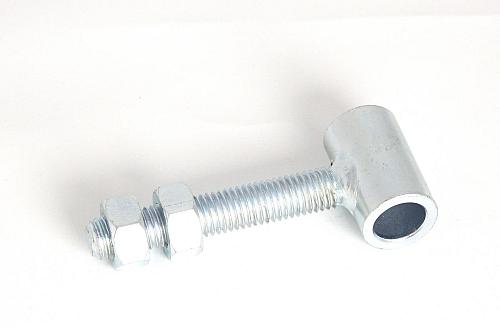 Oogschroef voor poortframes 2 moer Verzinkt