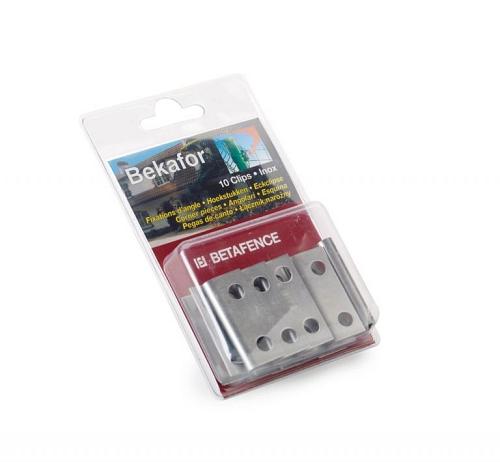 Bekafor hoekclips RVS 10 stuks