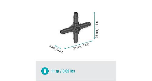 Gardena 13214 Kruisstuk 4,6mm (3/16")