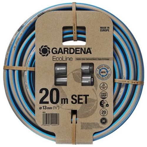 Gardena 18931 EcoLine slang 1/2", 20m incl. armatuur