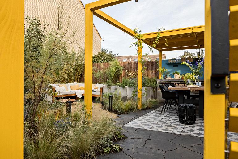 absolute tuinmaterialen, bestrating kopen, lounge tuin 1, mooie tegels, jongste tegelhandelaar, beste tegels